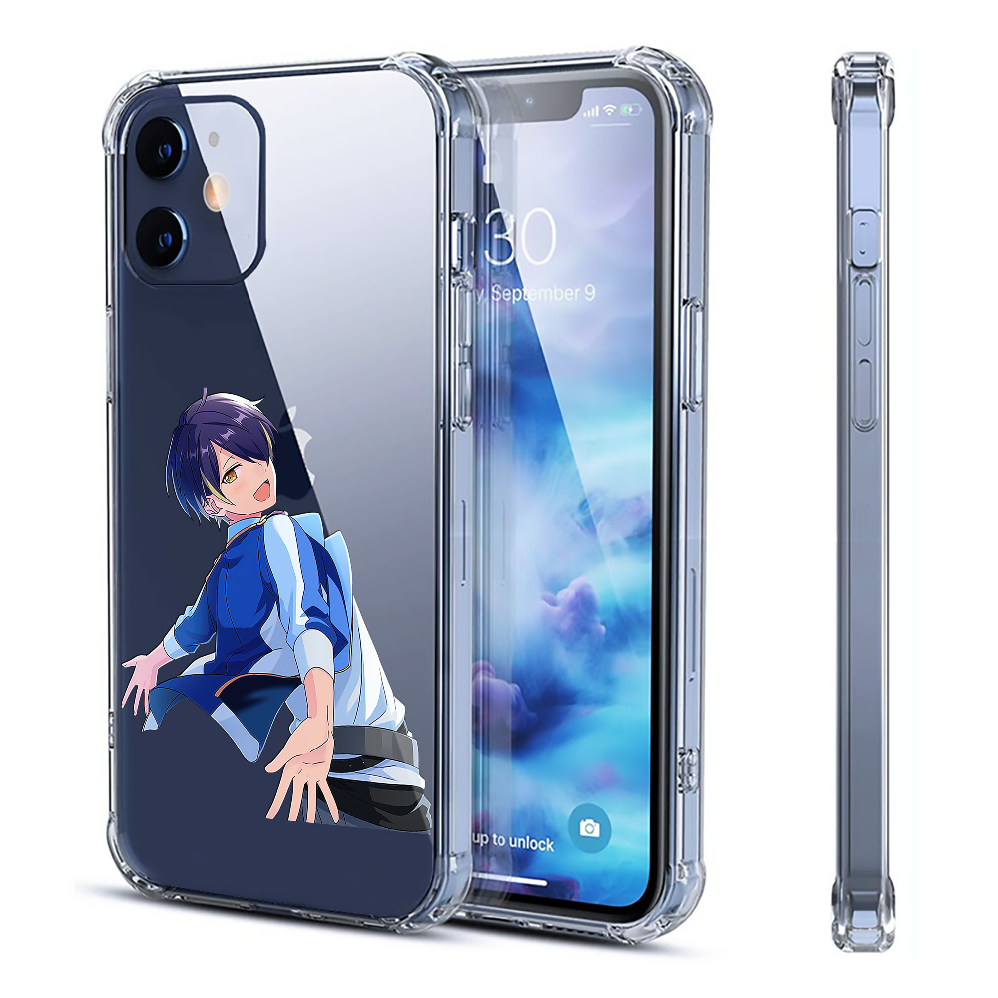 （画像用） あんさんぶるスターズ! Ensemble Stars 【iPhone 12シリーズ対応】透明スマホケース（クリアソフトケース）